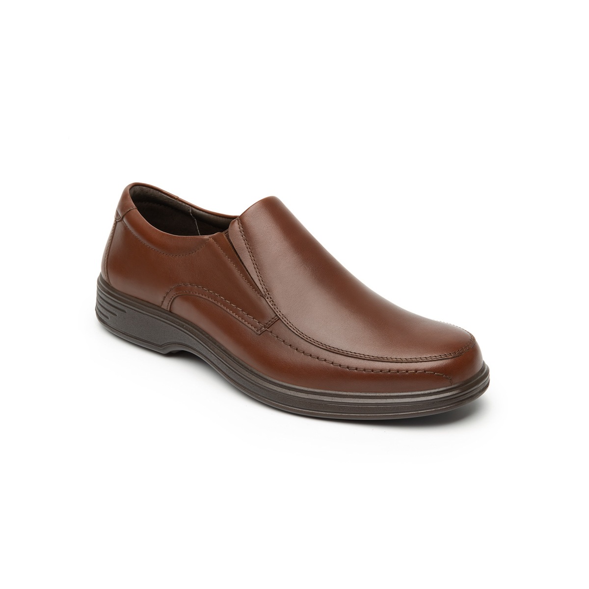 Mocasín Casual Para Oficina Flexi Con Sistema Walking Soft Para Hombre - Estilo 59303 Dark Tan