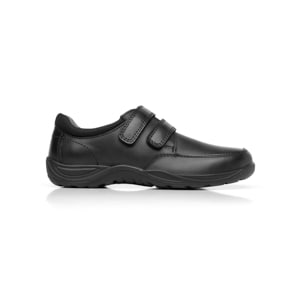 Zapato Escolar Con Doble Velcro Flexi para Niño con Recovery Form Estilo 59917 Negro