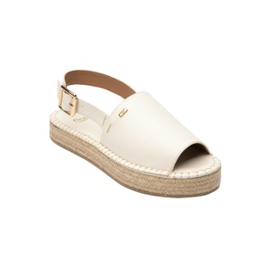 Sandalia Con Plataforma Flexi Con Suela Tipo Yute Para Mujer - Estilo 600101 Hueso Sandalia Con Plataforma Flexi Con Suela Tipo Yute Para Mujer - Estilo 600101 Hueso