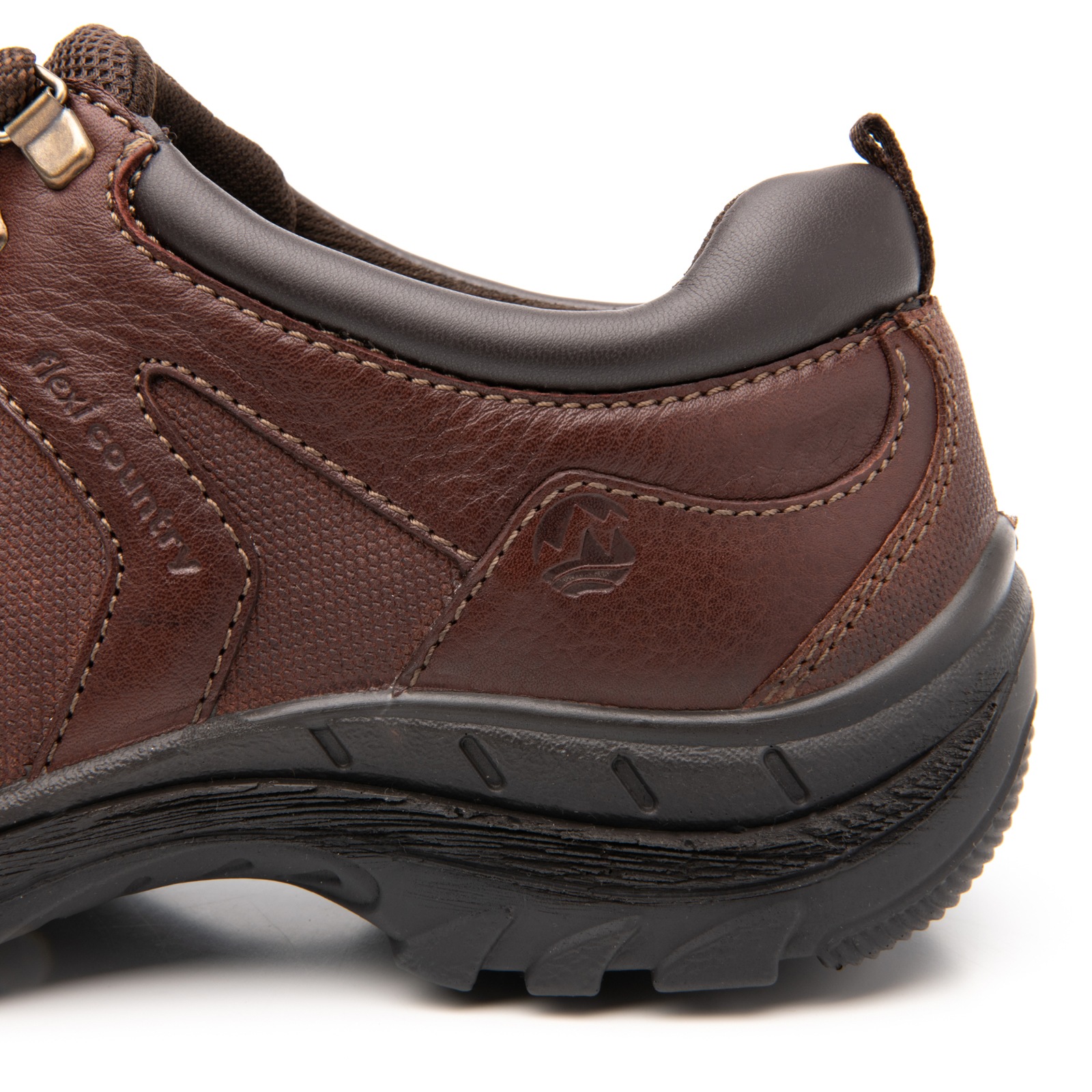 Zapato Para Outdoor Flexi Country Con Combinación De Texturas Para Hombre - Estilo 66513 Nogal