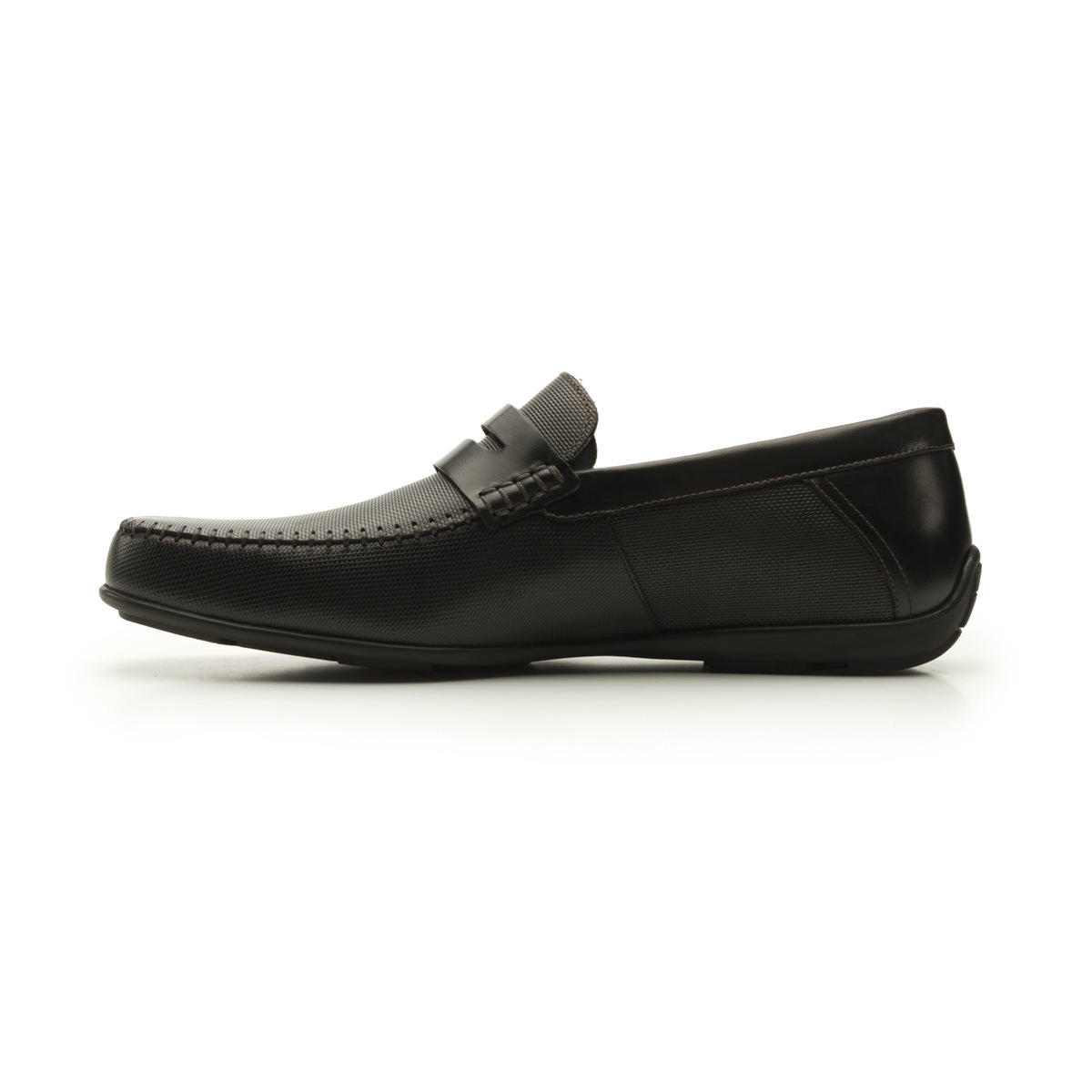 Mocasín Urbano Flexi Con Antifaz Para Hombre - Estilo 68607 Negro