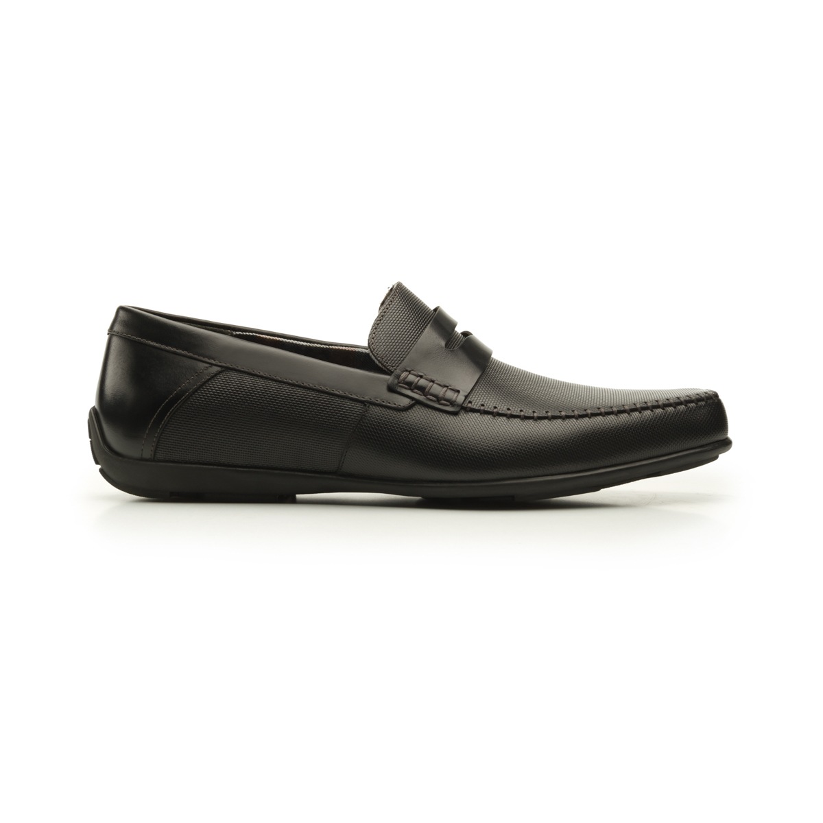 Mocasín Urbano Flexi Con Antifaz Para Hombre - Estilo 68607 Negro