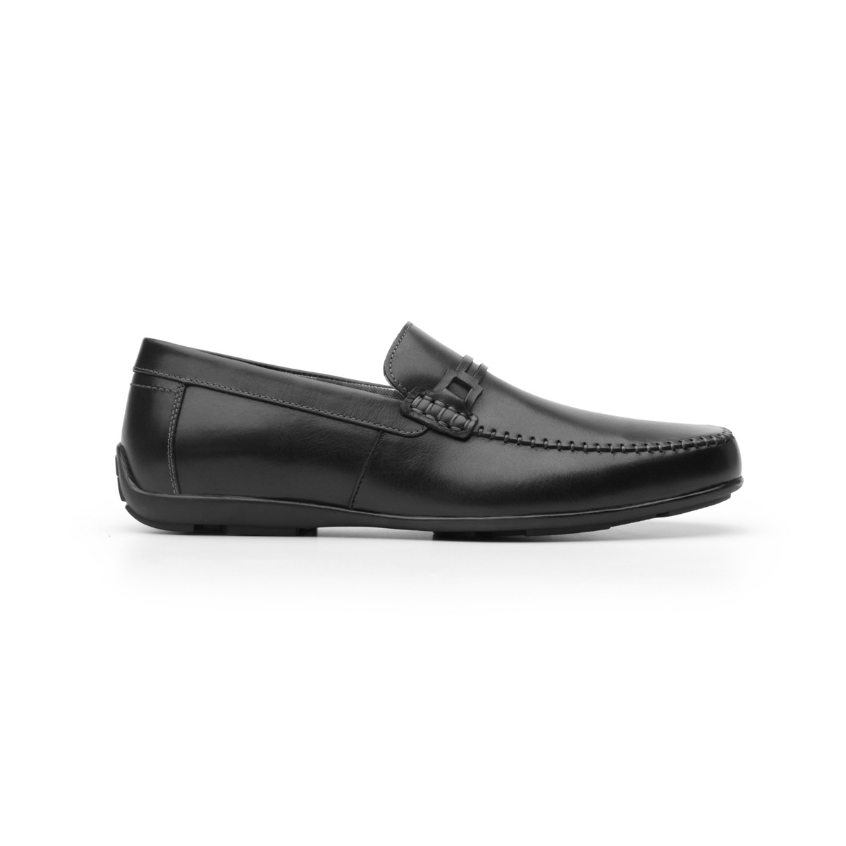 Mocasín Urbano Flexi Con Herraje Negro Para Hombre - Estilo 68614 Negro