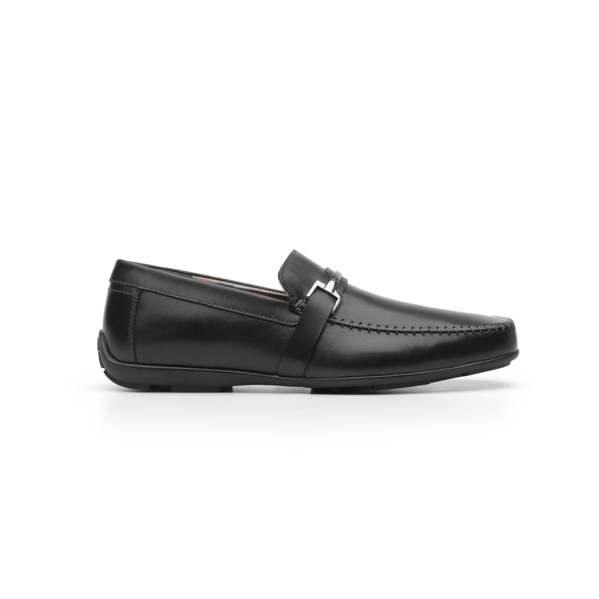 Mocasín Urbano Flexi Con Herraje Níquel Para Hombre - Estilo 68615 Negro