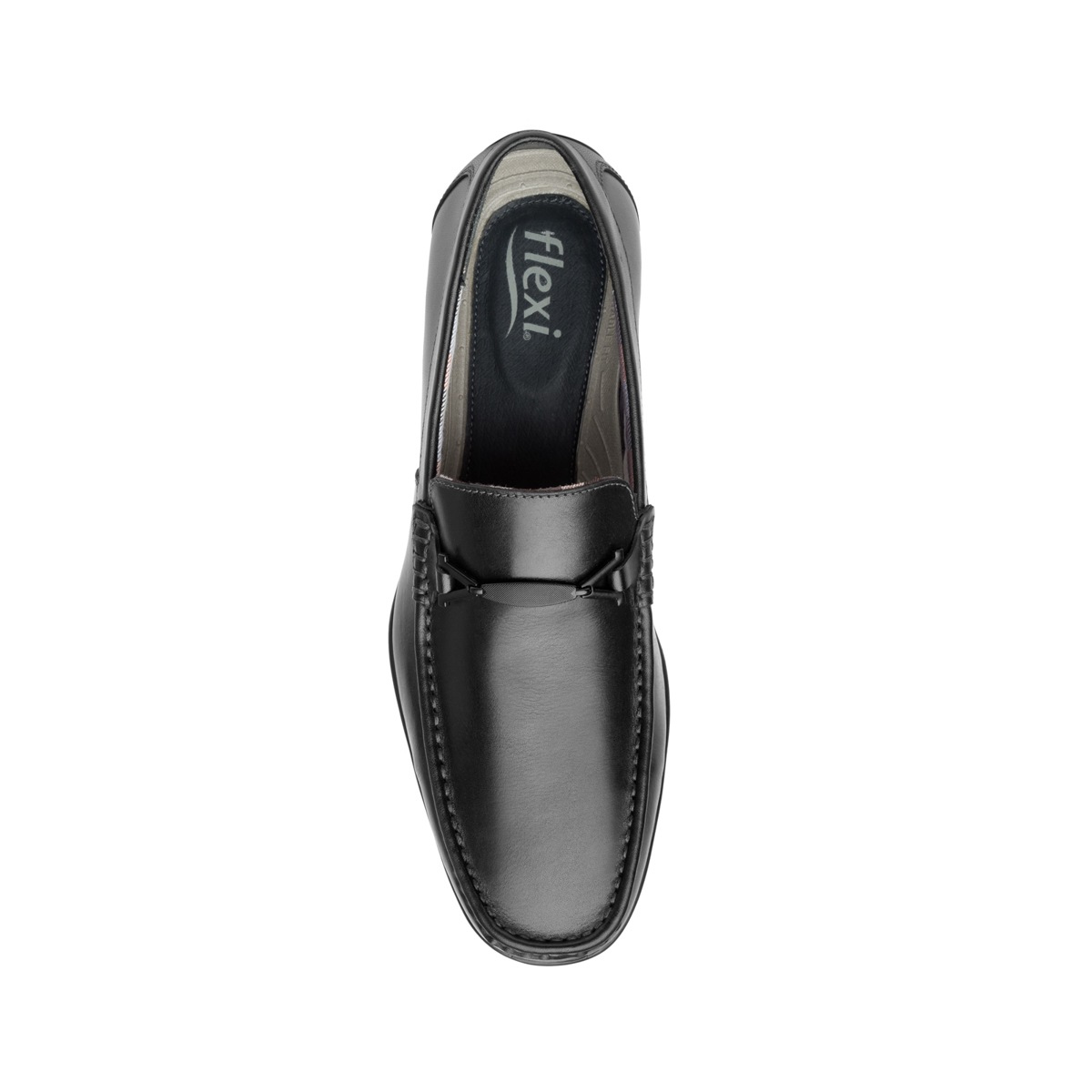 Mocasín Urbano Flexi Con Herraje Mate Para Hombre - Estilo 68616 Negro