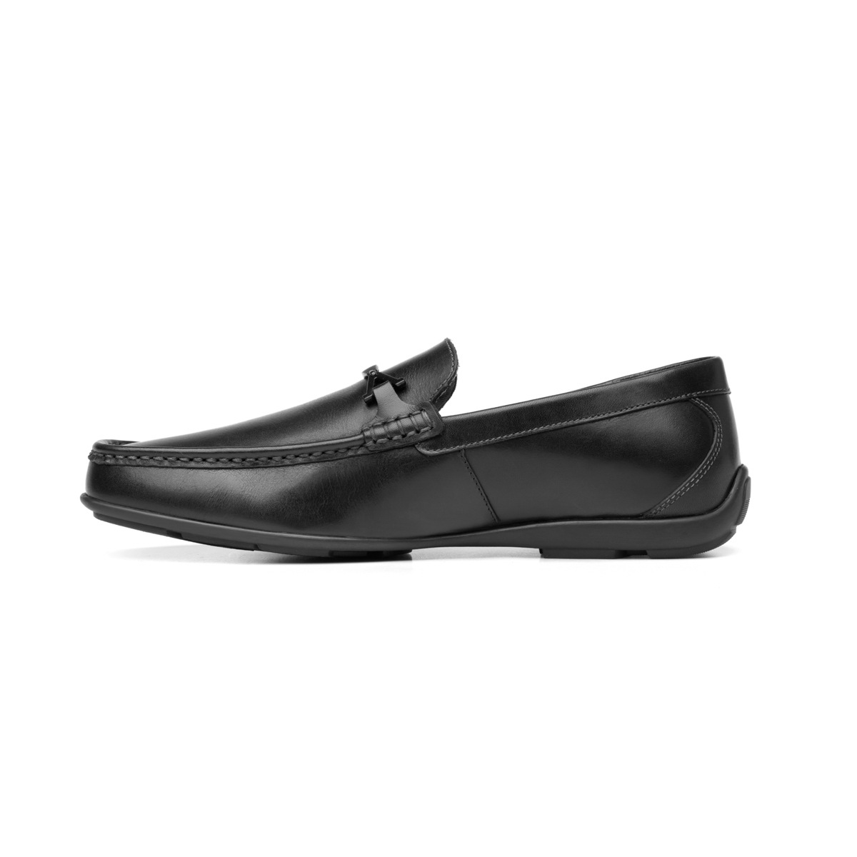 Mocasín Urbano Flexi Con Herraje Mate Para Hombre - Estilo 68616 Negro