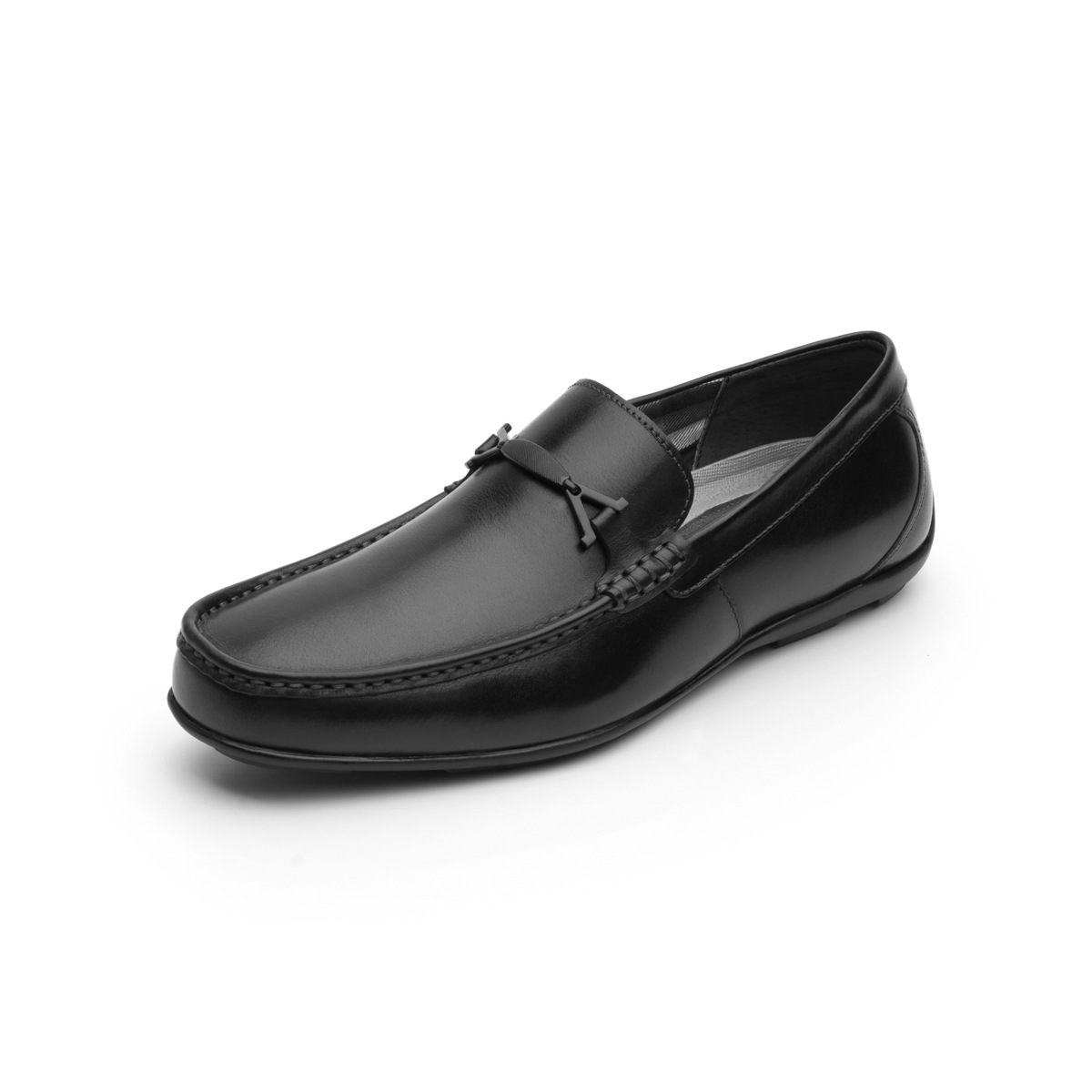 Mocasín Urbano Flexi Con Herraje Mate Para Hombre - Estilo 68616 Negro