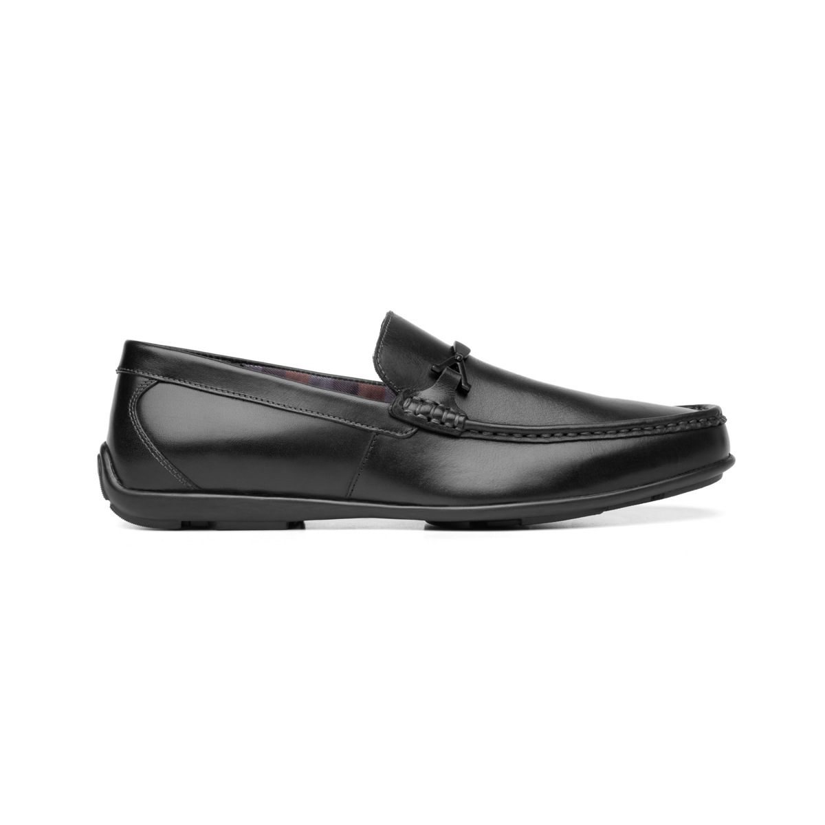 Mocasín Urbano Flexi Con Herraje Mate Para Hombre - Estilo 68616 Negro