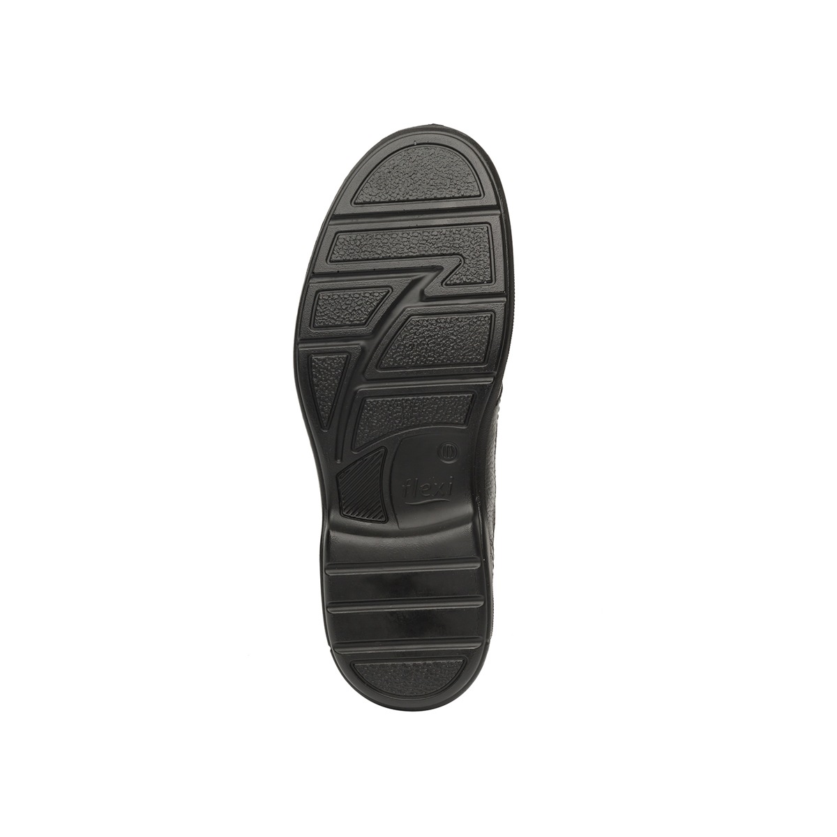 Mocasín Casual Para Oficina Flexi Con Piel Graneada Para Hombre - Estilo 68906 Negro