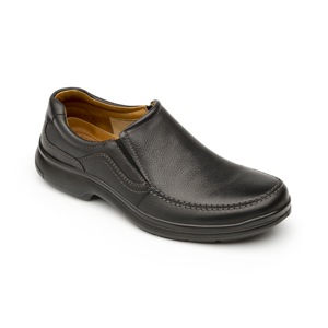 Mocasín Casual Para Oficina Flexi Con Piel Graneada Para Hombre - Estilo 68906 Negro Mocasín Casual Para Oficina Flexi Con Piel Graneada Para Hombre - Estilo 68906 Negro
