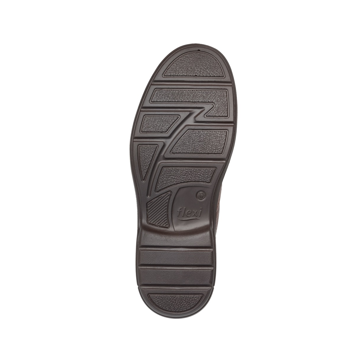 Bota Casual Flexi Con Piel Graneada Para Hombre - Estilo 68907 Café
