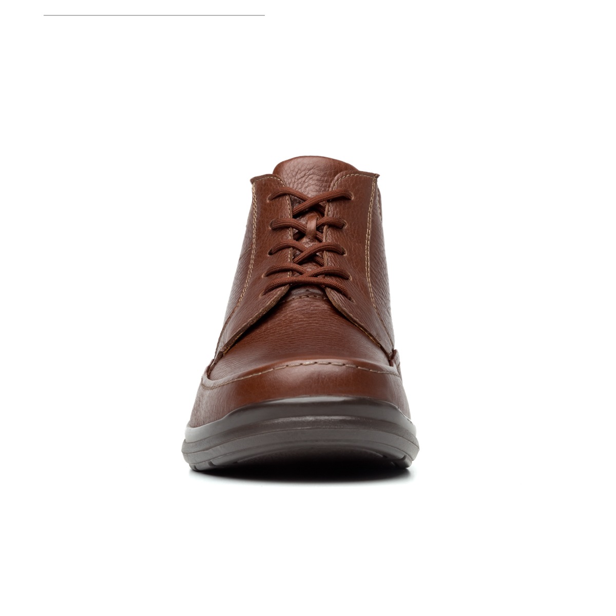 Bota Casual Flexi Con Piel Graneada Para Hombre - Estilo 68907 Café