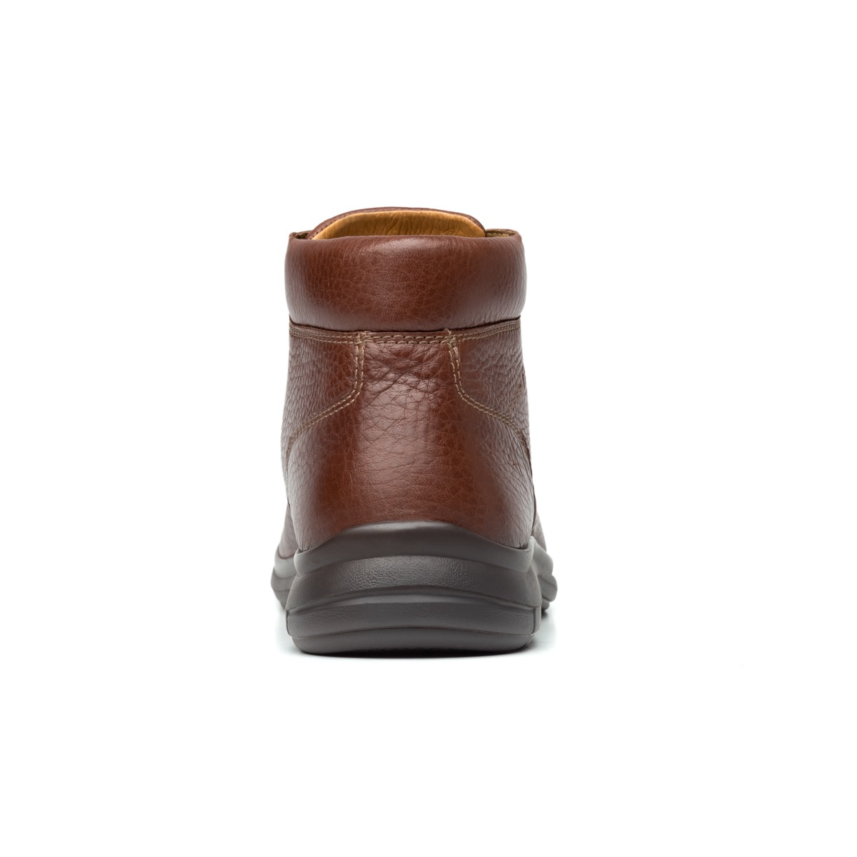 Bota Casual Flexi Con Piel Graneada Para Hombre - Estilo 68907 Café