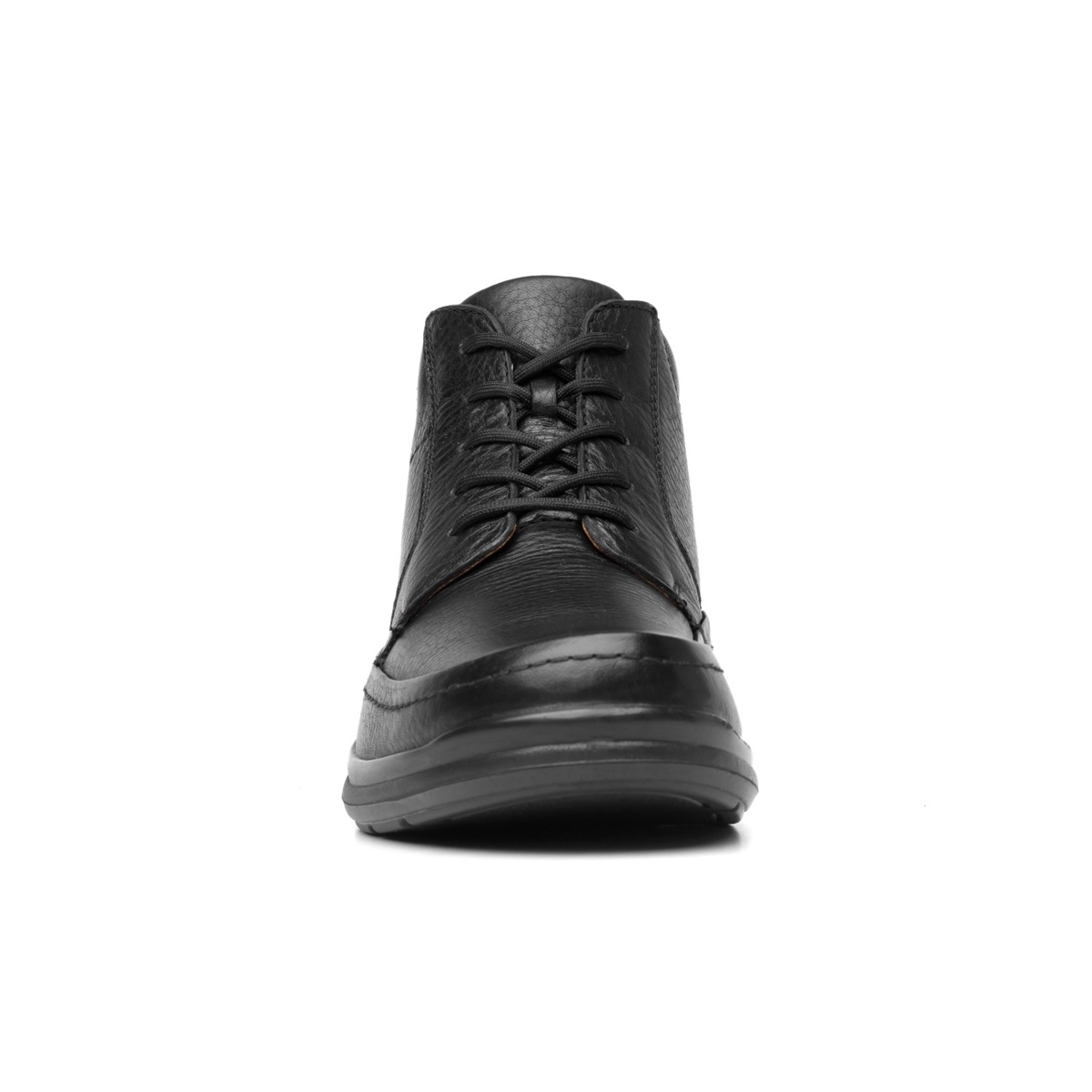 Bota Casual Flexi Con Piel Graneada Para Hombre - Estilo 68907 Negro