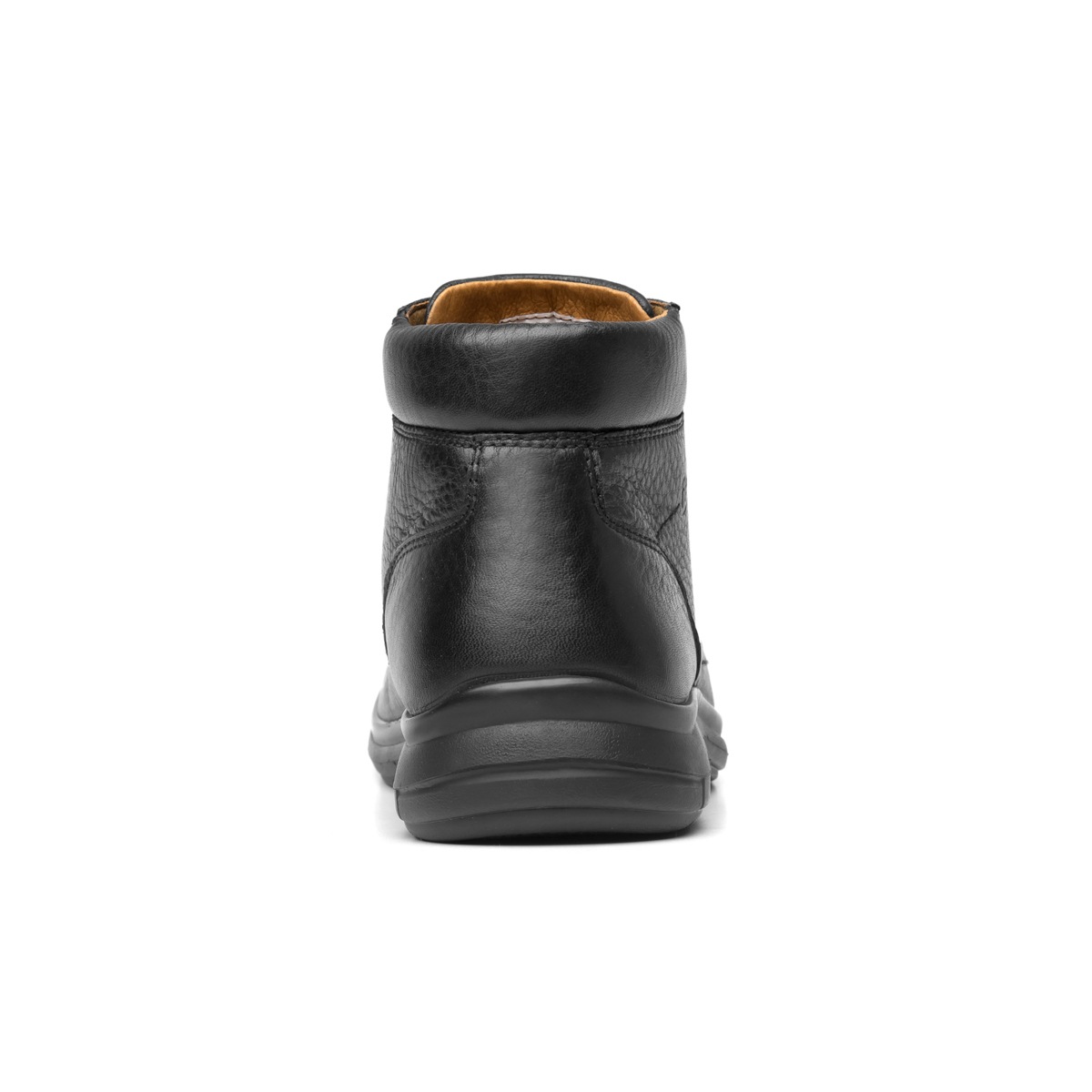Bota Casual Flexi Con Piel Graneada Para Hombre - Estilo 68907 Negro