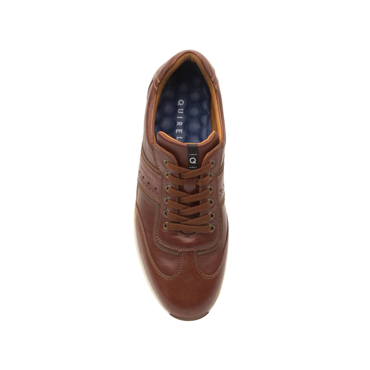 Sneaker Urbano Quirelli Con Plantilla Hexafoam Para Hombre - Estilo 700602 Brandy