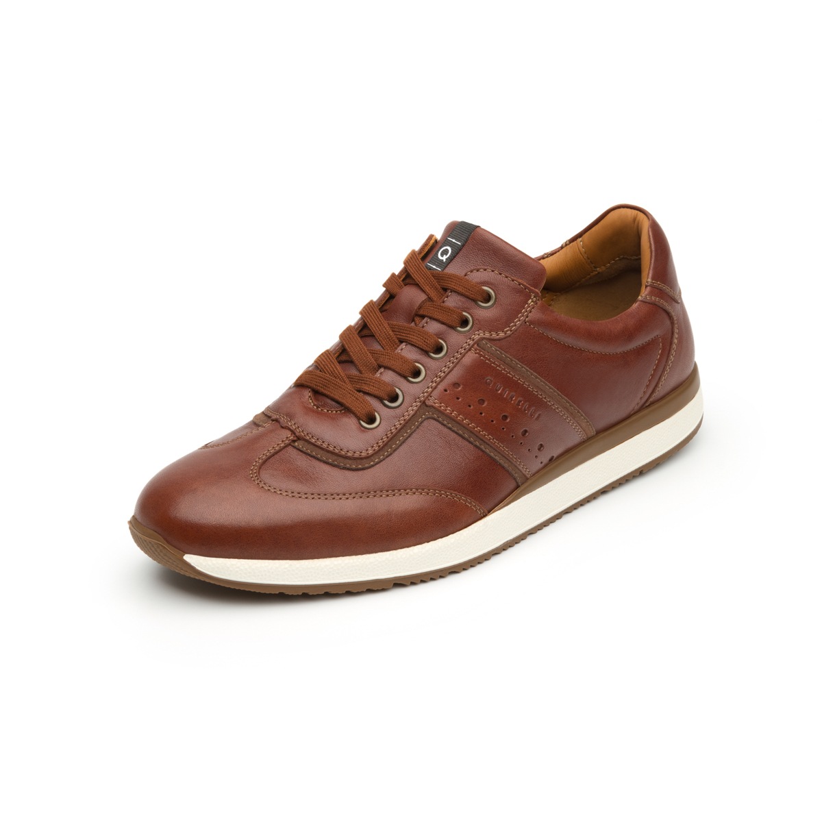Sneaker Urbano Quirelli Con Plantilla Hexafoam Para Hombre - Estilo 700602 Brandy