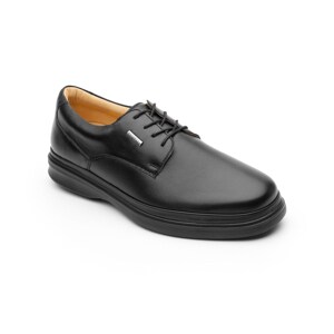 Zapato Casual Para Oficina Quirelli Con Doble Plantilla  Para Hombre - Estilo 700801 Negro
