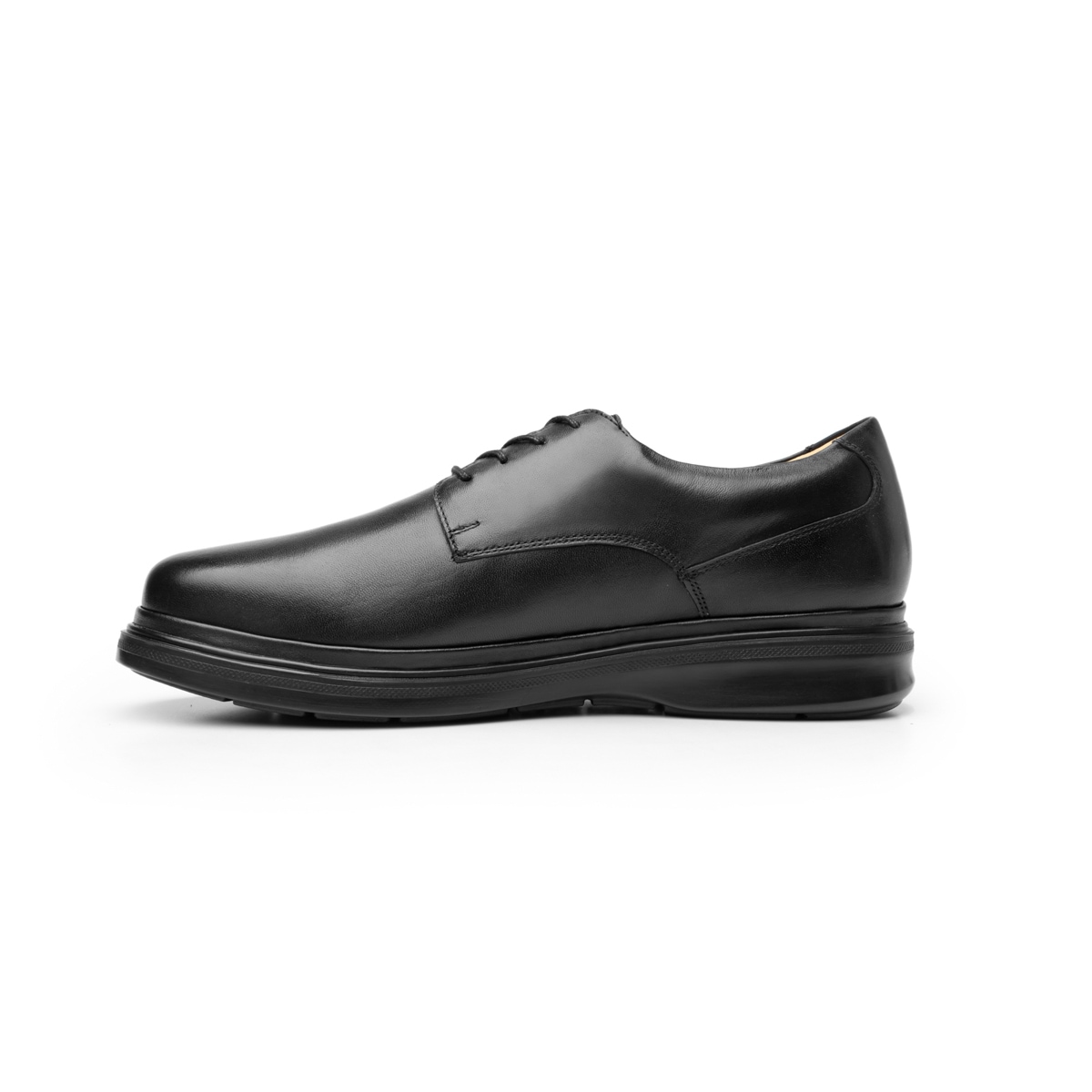 Zapato Casual Para Oficina Quirelli Con Doble Plantilla Para Hombre - Estilo 700801 Negro