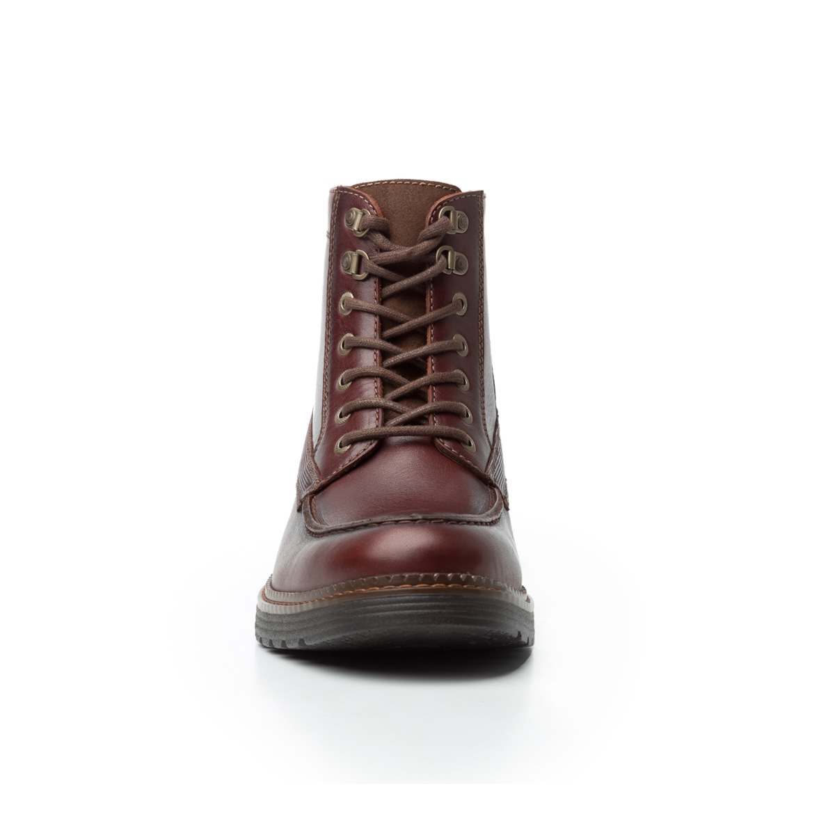 Bota De Agujetas Quirelli Con De Talle De Piel Grabada Para Hombre - Estilo 701003 Marrón