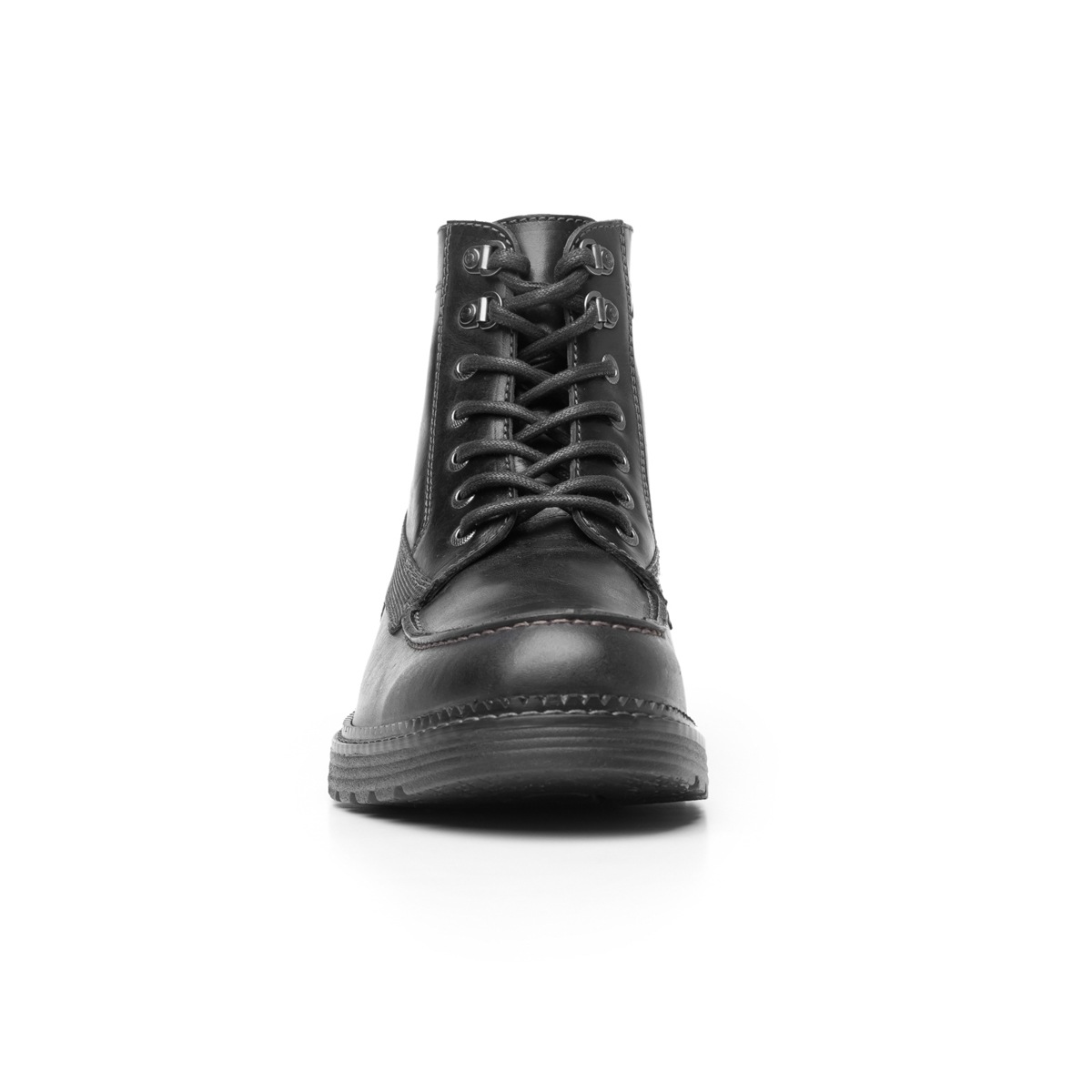 Bota De Agujetas Quirelli Con De Talle De Piel Grabada Para Hombre - Estilo 701003 Negro
