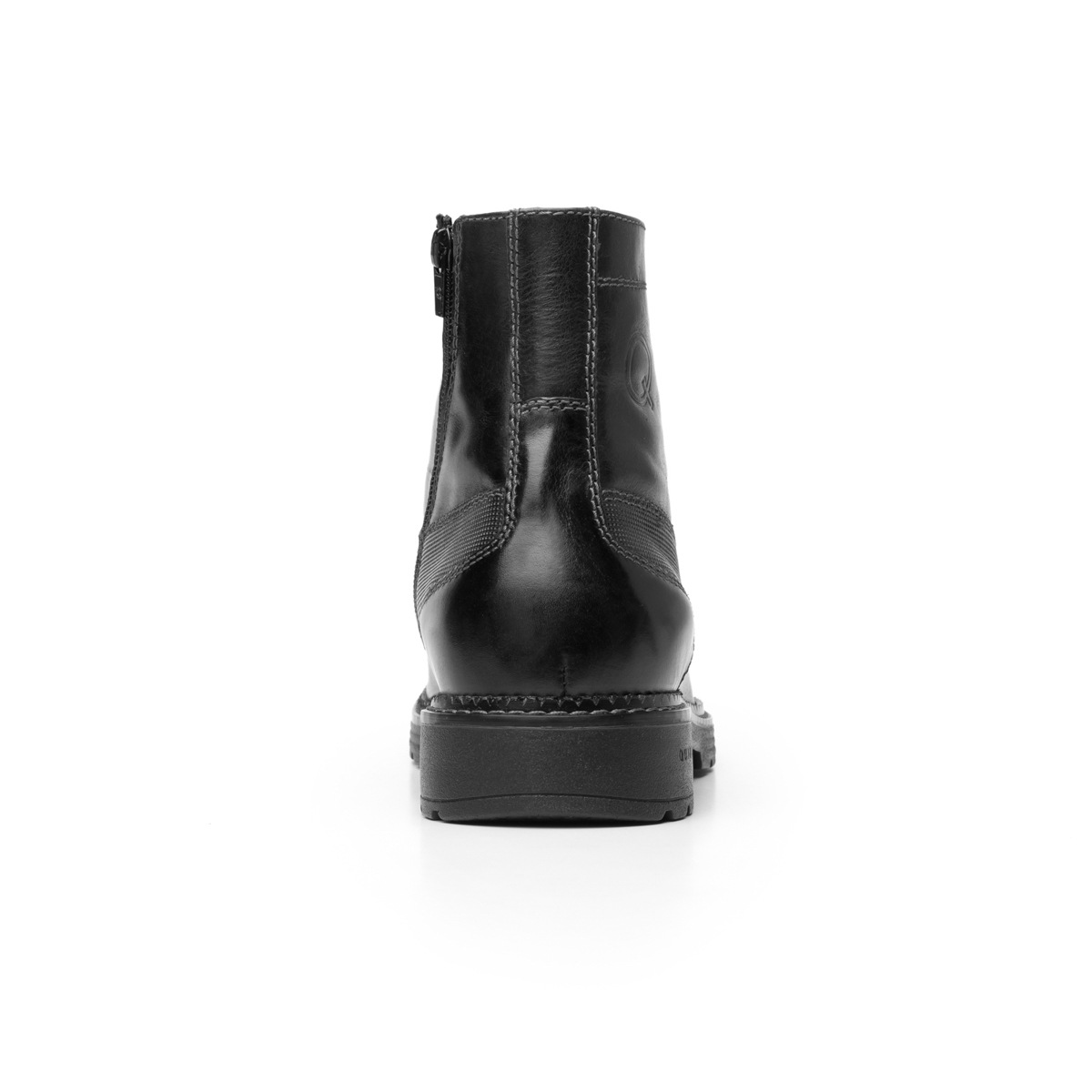 Bota De Agujetas Quirelli Con De Talle De Piel Grabada Para Hombre - Estilo 701003 Negro