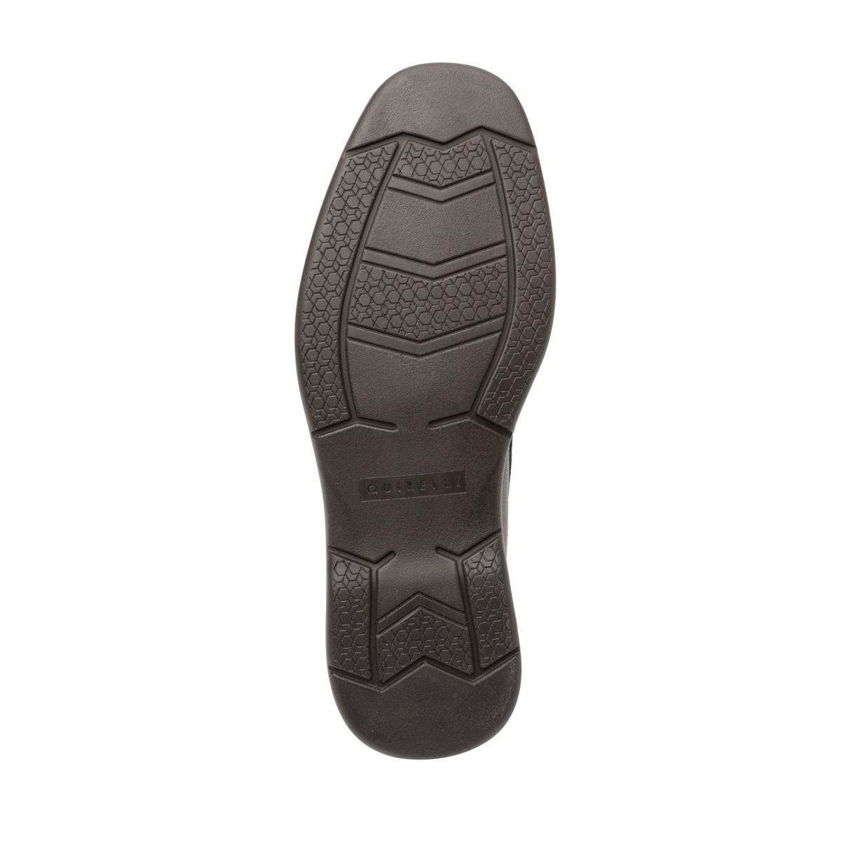 Mocasín Liso De Piel Quirelli Con Suela Gruesa Para Hombre - Estilo 701202 Café