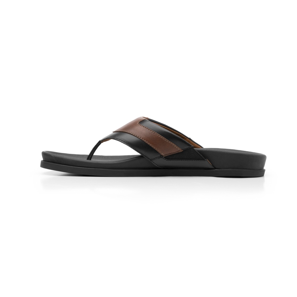 Sandalia De Playa Quirelli Con Corte Acojinado Para Hombre - Estilo 701401 Negro