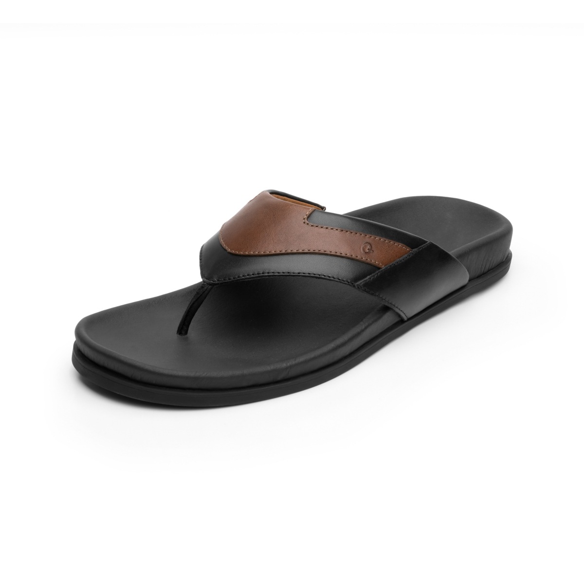 Sandalia De Playa Quirelli Con Corte Acojinado Para Hombre - Estilo 701401 Negro