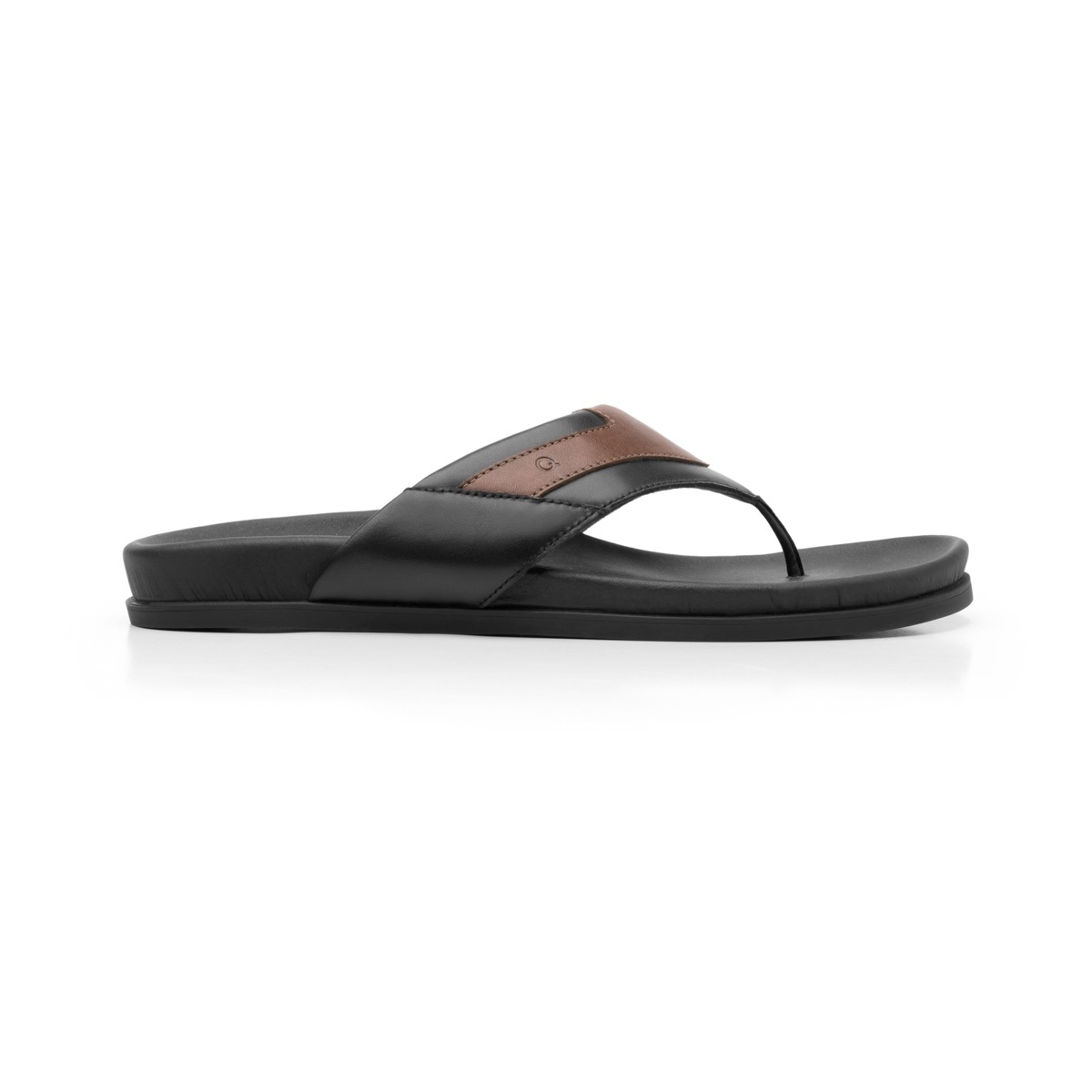Sandalia De Playa Quirelli Con Corte Acojinado Para Hombre - Estilo 701401 Negro