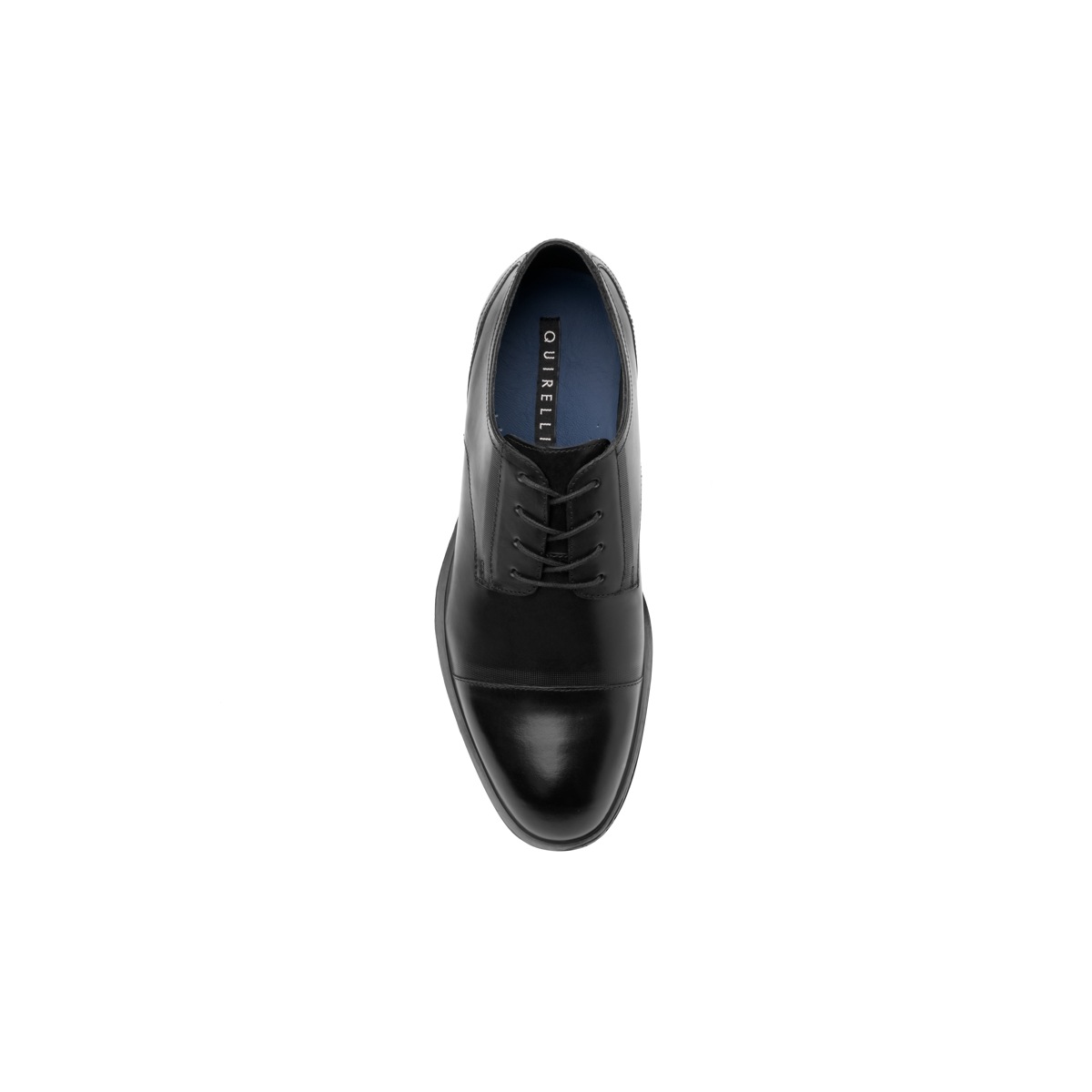Zapato De Vestir Urbano Quirelli 100% De Piel Para Hombre - Estilo 701501 Negro