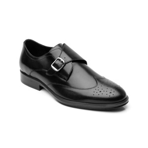 Monkstrap Tipo Bostoniano Quirelli para Hombre Estilo 701505 Negro Monkstrap Tipo Bostoniano Quirelli para Hombre Estilo 701505 Negro