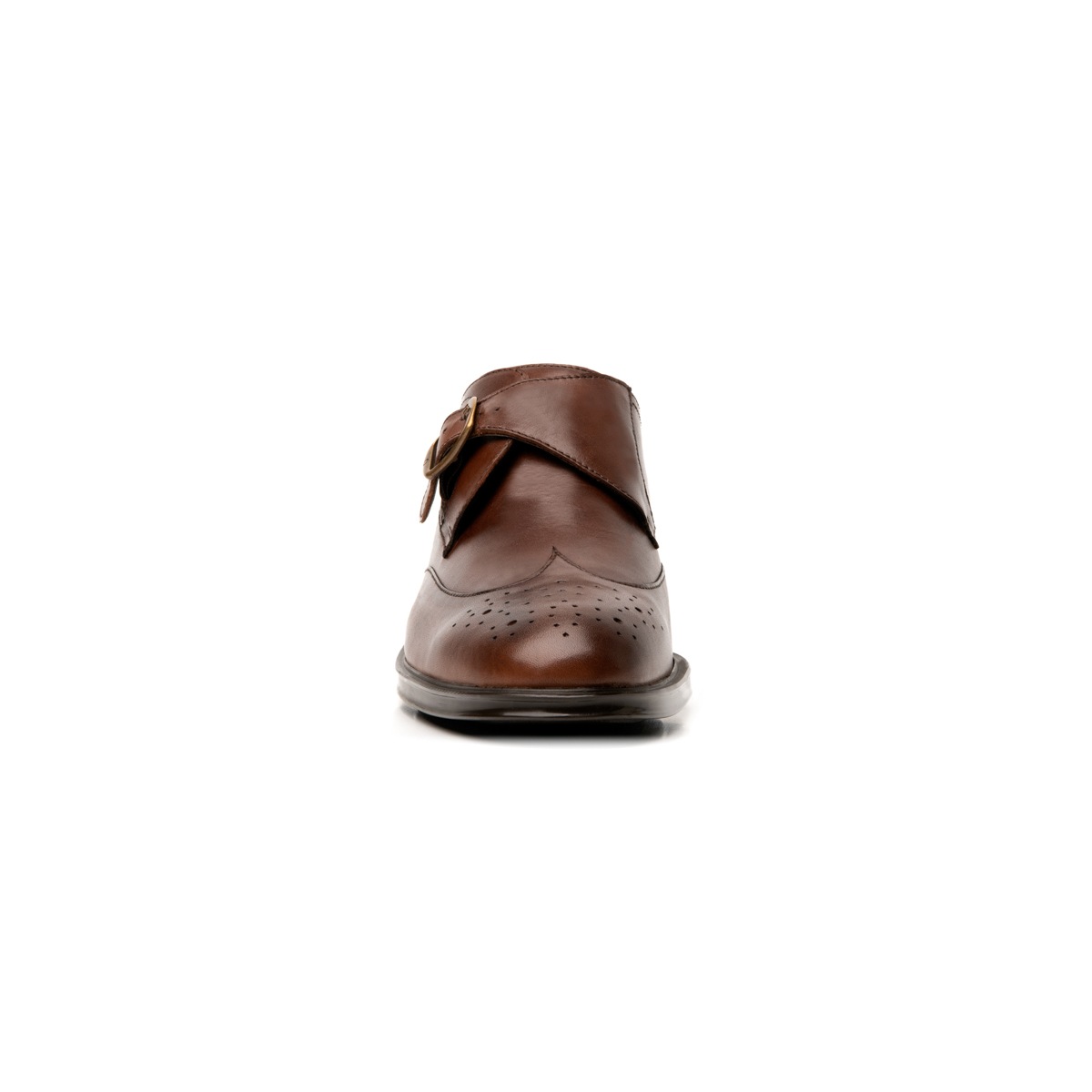 Monkstrap Tipo Bostoniano Quirelli para Hombre Estilo 701505 Tan