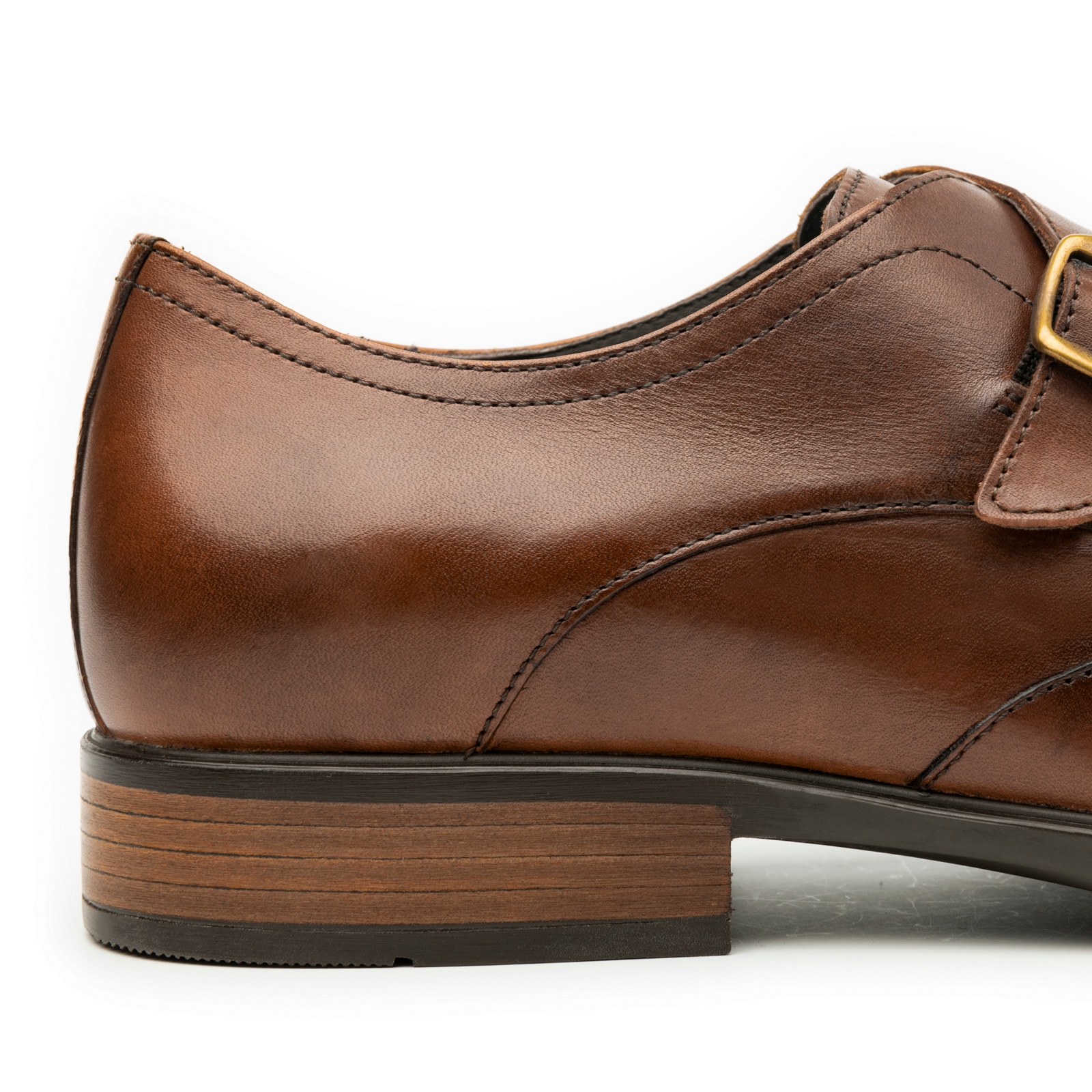 Monkstrap Tipo Bostoniano Quirelli para Hombre Estilo 701505 Tan