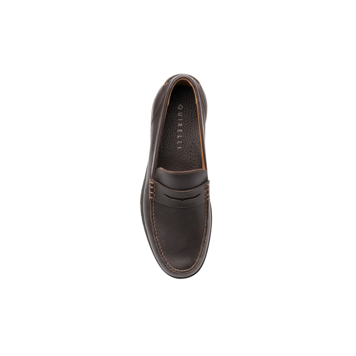 Mocasín De Vestir Quirelli Con Suela Extra Ligera Flowtek Para Hombre - Estilo 701601 Café