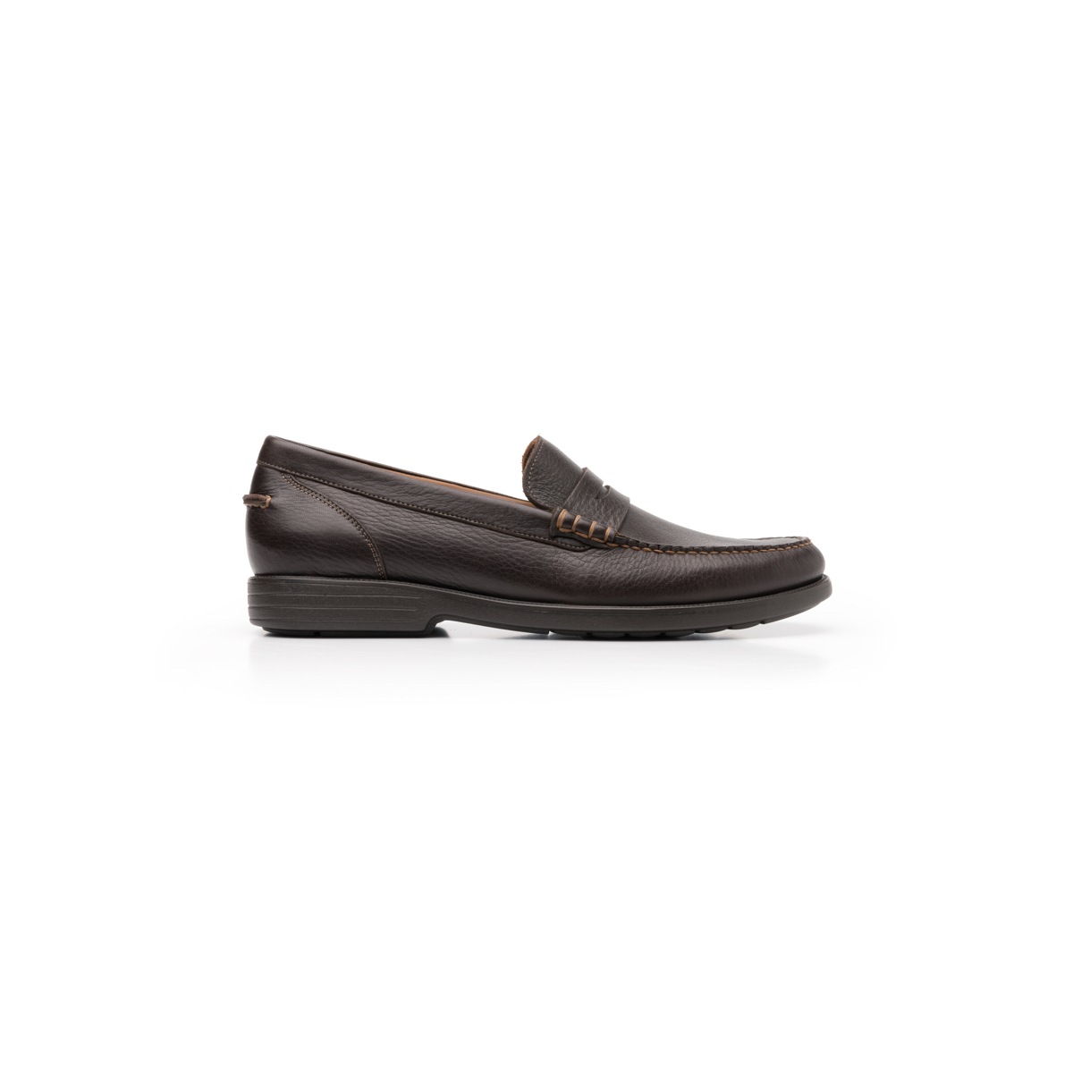 Mocasín De Vestir Quirelli Con Suela Extra Ligera Flowtek Para Hombre - Estilo 701601 Café