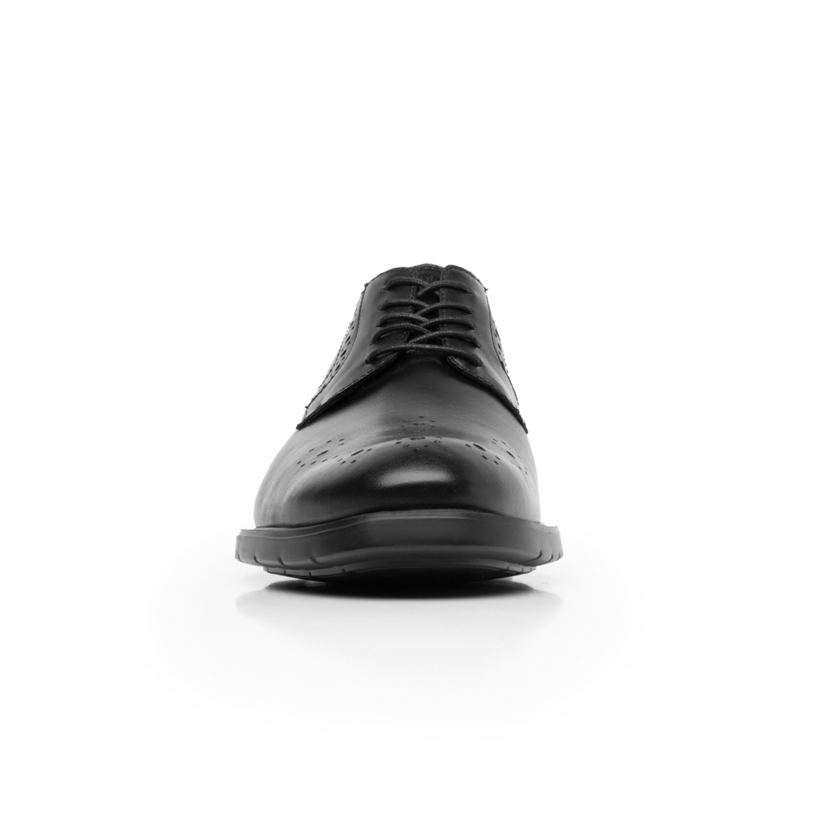Zapato Derby Brogue Quirelli para Hombre con Suela extra ligera Estilo 702101 Negro