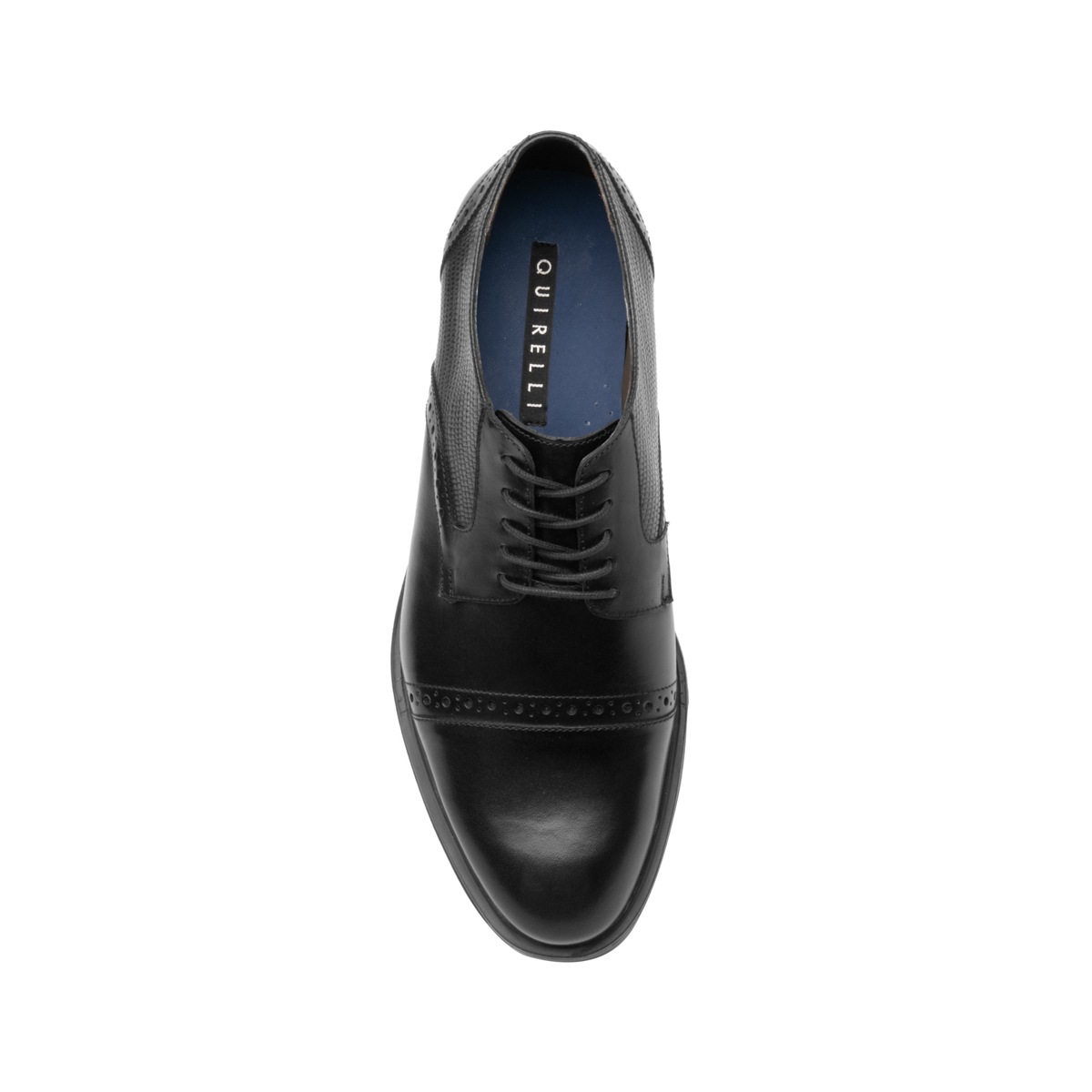 Zapato Derby Quirelli para Hombre con Suela extra ligera Estilo 702102 Negro