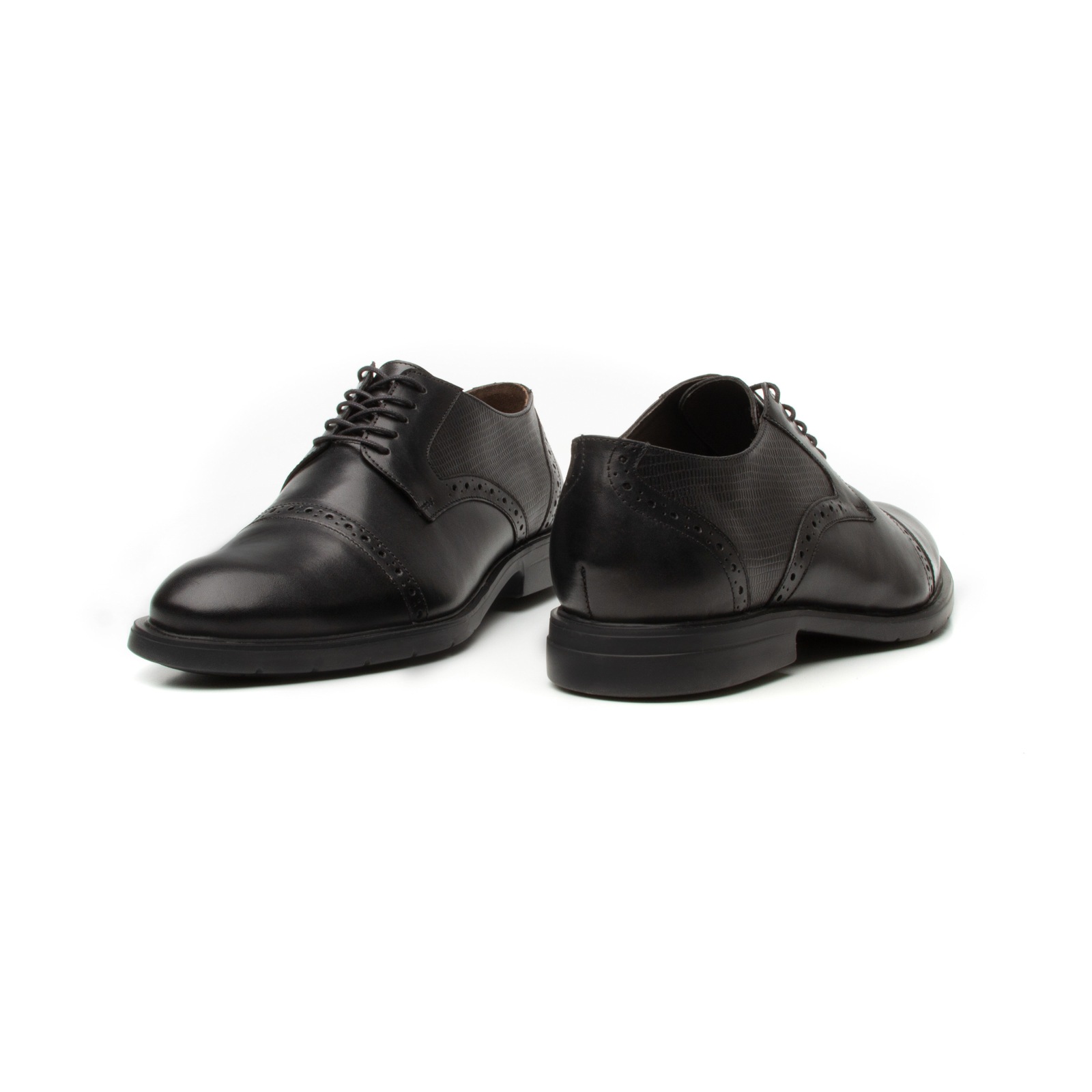 Zapato Derby Quirelli para Hombre con Suela extra ligera Estilo 702102 Negro