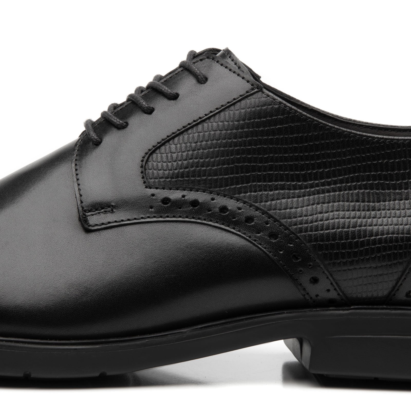 Zapato Derby Quirelli para Hombre con Suela extra ligera Estilo 702102 Negro