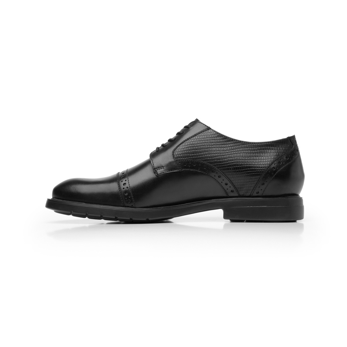 Zapato Derby Quirelli para Hombre con Suela extra ligera Estilo 702102 Negro