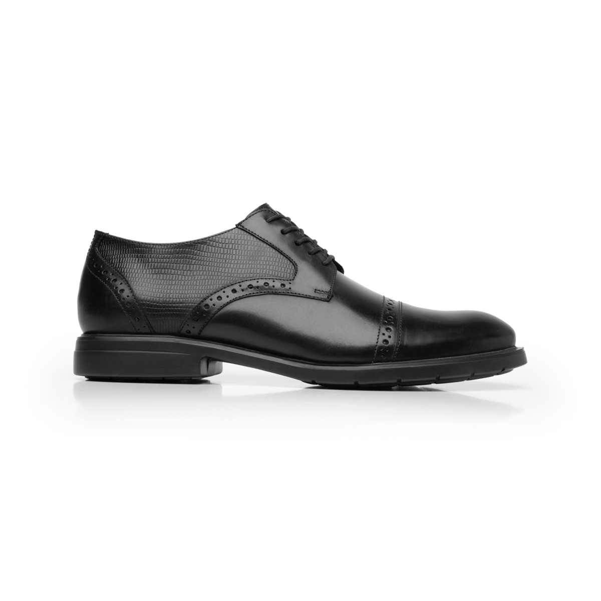 Zapato Derby Quirelli para Hombre con Suela extra ligera Estilo 702102 Negro