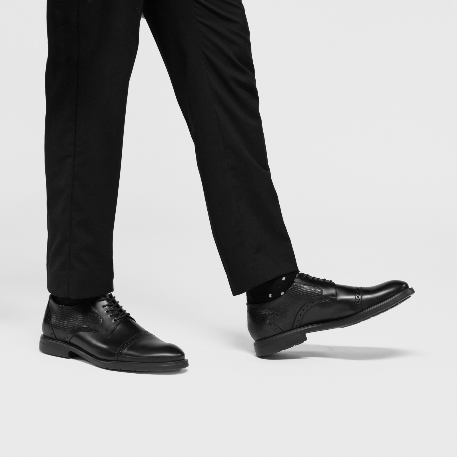 Zapato Derby Quirelli para Hombre con Suela extra ligera Estilo 702102 Negro
