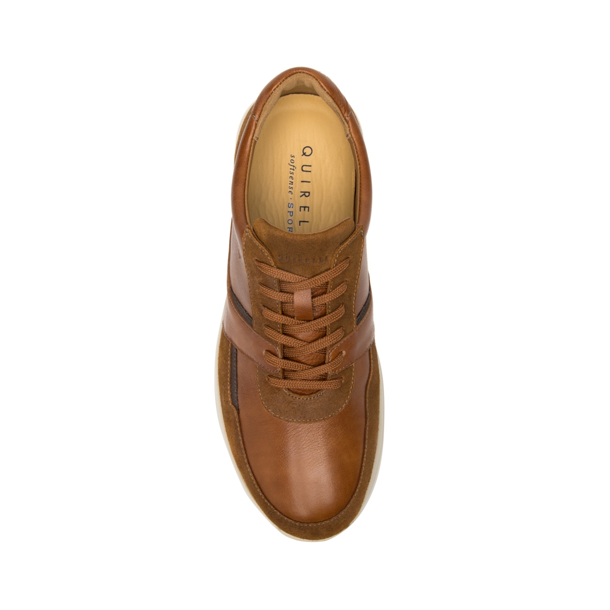 Sneaker Casual Con Puntera Quirelli para Hombre con Corte Acojinado Estilo 702509 Tan