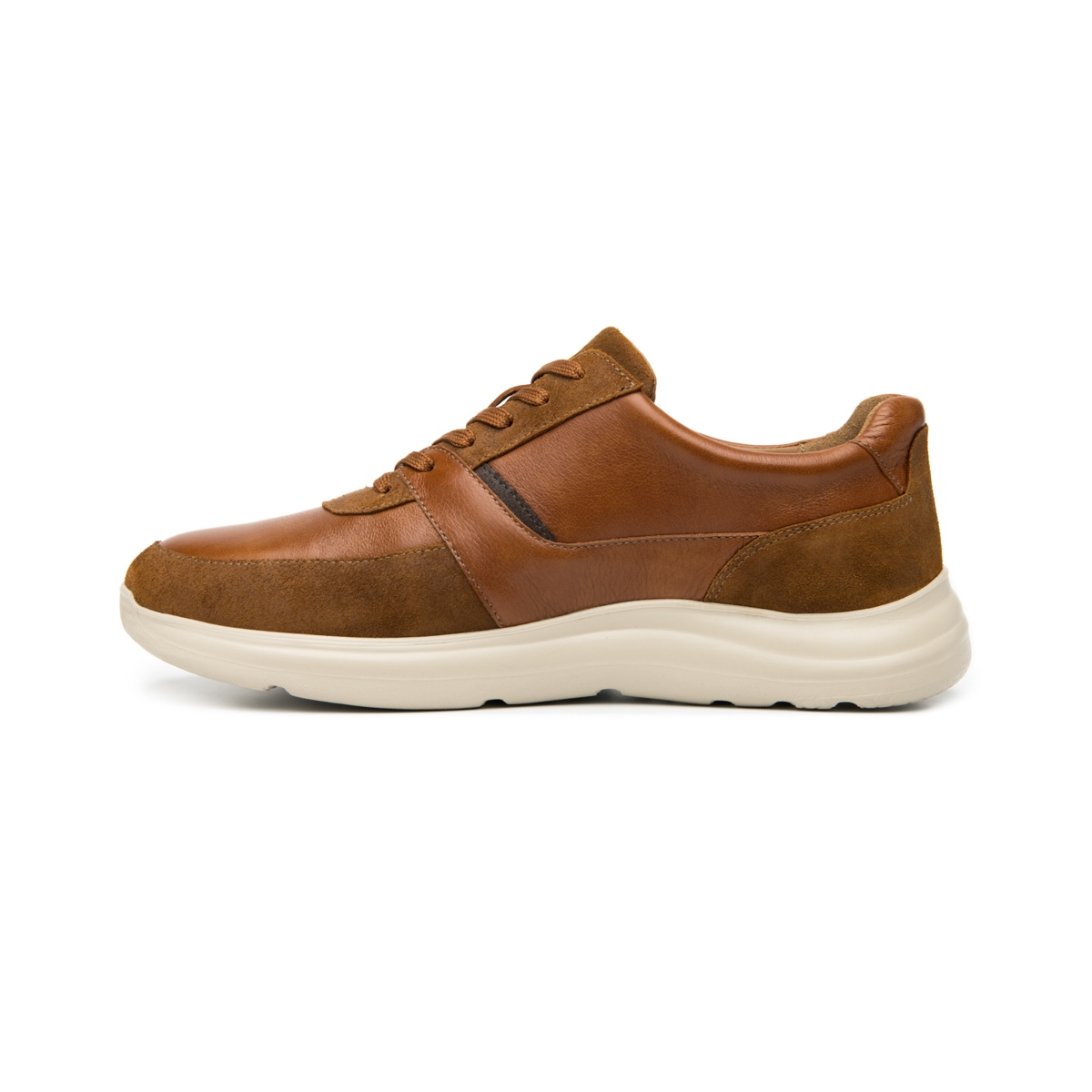 Sneaker Casual Con Puntera Quirelli para Hombre con Corte Acojinado Estilo 702509 Tan