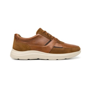 Sneaker Casual Con Puntera Quirelli para Hombre con Corte Acojinado Estilo 702509 Tan