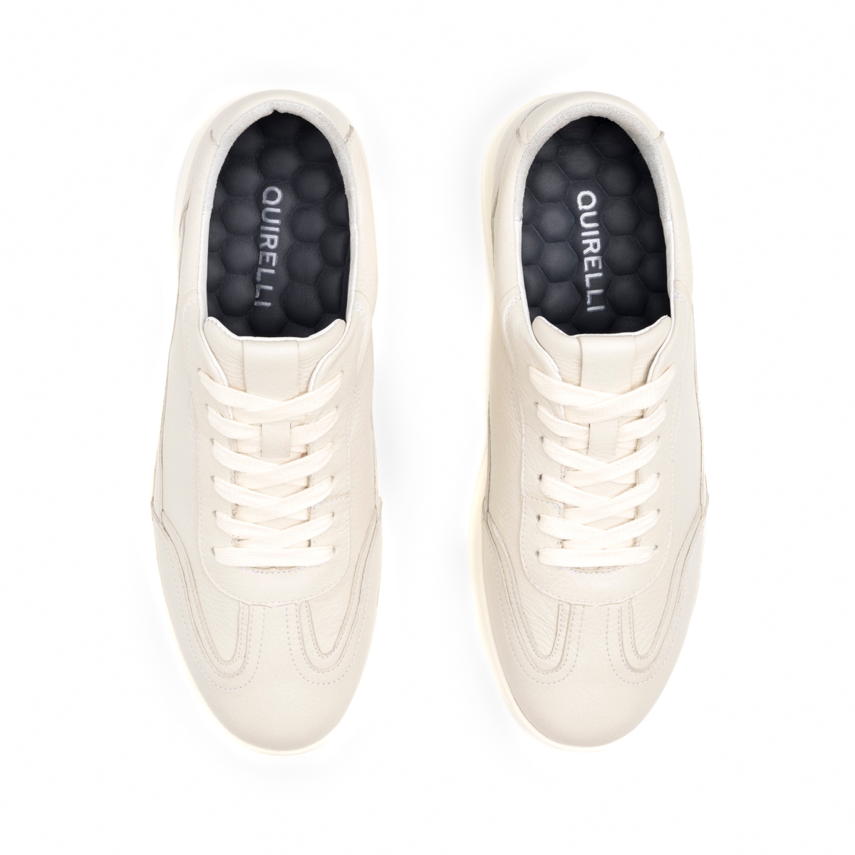 Sneaker Casual Quirelli para Hombre con Estilo 702913 Hueso