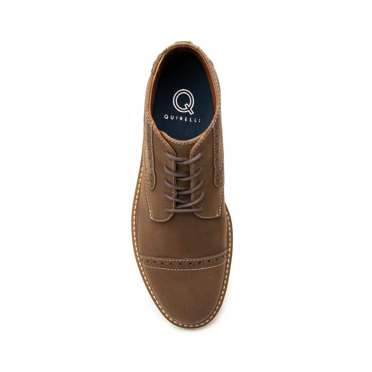 Botín Casual Bostoniano Quirelli para Hombre con Suela Extraligera Estilo 703502 Taupe