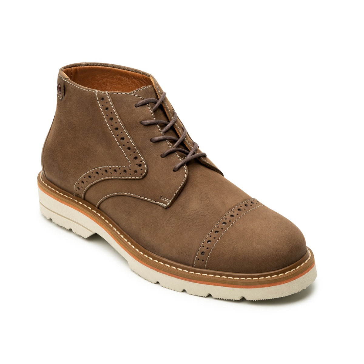 Botín Casual Bostoniano Quirelli para Hombre con Suela Extraligera Estilo 703502 Taupe