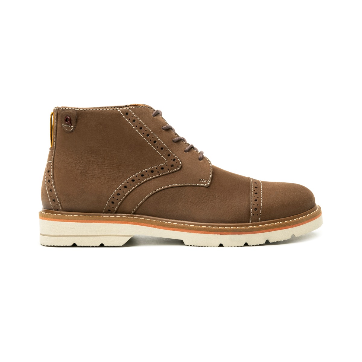 Botín Casual Bostoniano Quirelli para Hombre con Suela Extraligera Estilo 703502 Taupe